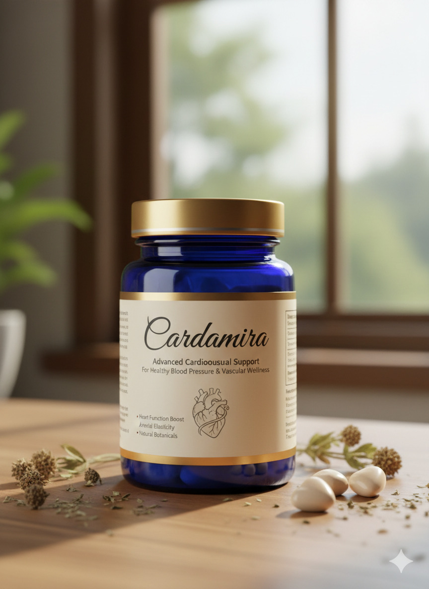Cardamira plant-based dietary supplement bottle